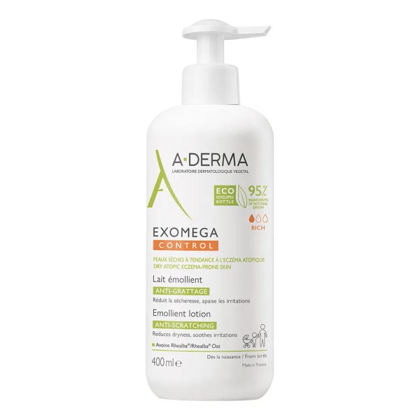A-derma Exomega Control Locin Piel Tendencia Atpica 400ml - Producto