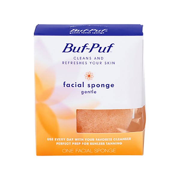 Buf-Puf Reusable All-Purpose Facial Sponge, Gentle (Pack of 6)