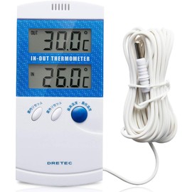 dretec O-209BL Thermometer, Indoor, Outdoor, Blue