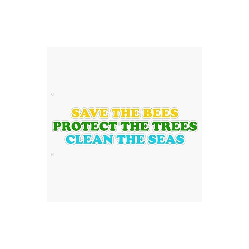 Save The Planet Vinyl Sticker Waterproof Bumper Sticker Laptop Window