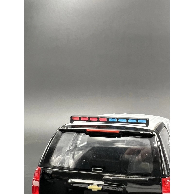 LED Ready Lightbar 1/24 LED Ready Blue Red Traffic Advisor