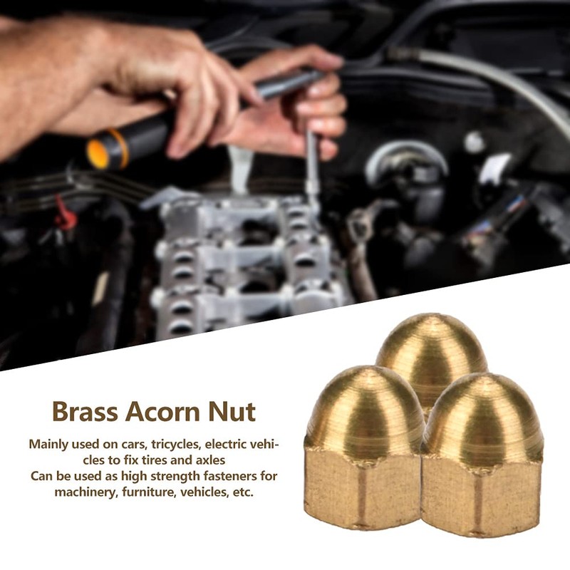 Brass Nuts, Cap Nuts Brass, M3- Brass Acorn Nut Kit