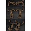 Multi-Angle Rotation Tactical Helmet Rail Adapter for Tactical Headset Fit