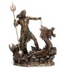 Veronese Design 9 1/4 Inch Poseidon with Trident Standing On
