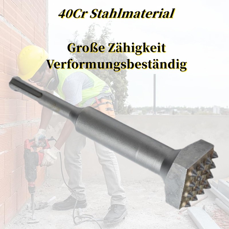 Qivine SDS Plus Chisel, 16 Teeth Electric Hammer Chisel SDS