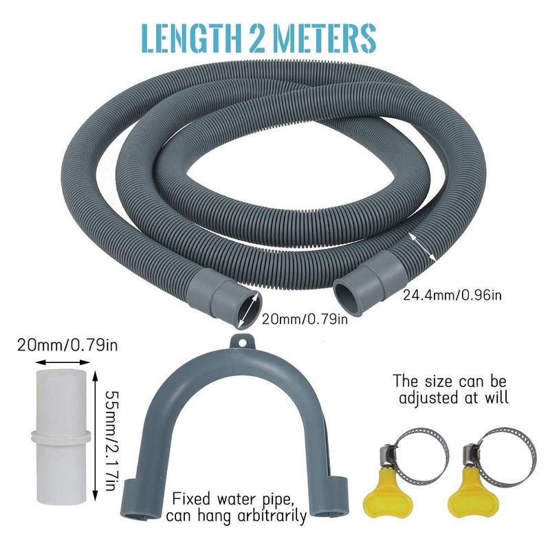 Washing Machine Drain Pipe 2m Soft Universal Washing Machine and