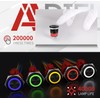 APIELE 110V-220V 22mm Latching Push Button Switch 15A Angel Eye