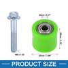 A ABSOPRO Motorcycle Chain Roller Guide 8 mm Wheel Guide