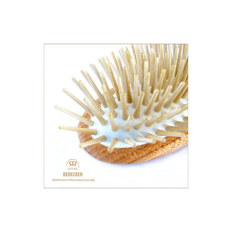 Redecker(レデッカー) ロングヘアー用ウッドピンブラシ (オーバル)