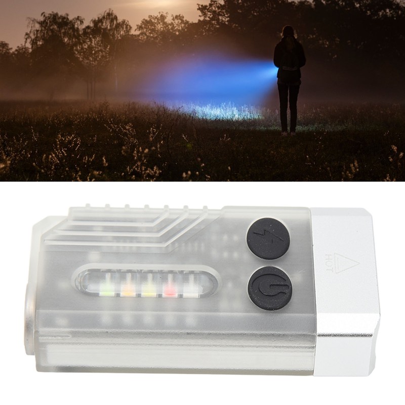 EDC Flashlight Sound Light Warning 365nm Purple Light 1000 LM