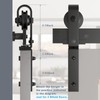 DonYoung 52" Bifold Barn Door Hardware Kit for 2 Doors,