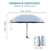 Folding Travel Umbrella, Lightweight Portable Parasol, Foldable Compact Travel Umbrella