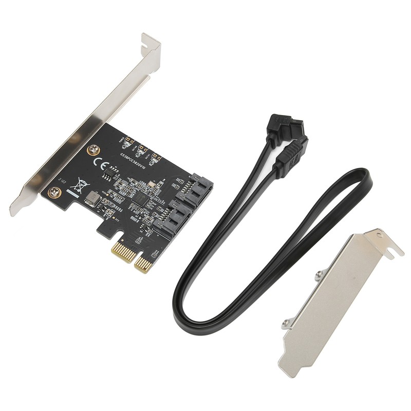 PCIE to SATA Expansion Card 6Gbps Stable Performance PCIE to