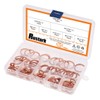 Rustark 165 Pcs Copper Washer Assortment 8 Size M6 M8 M10