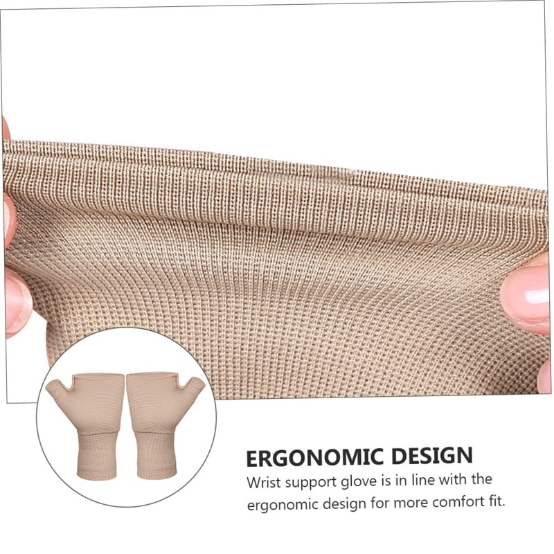 GRIRIW 1Pair Compression Gloves Wrist and Thumb Support for Relief