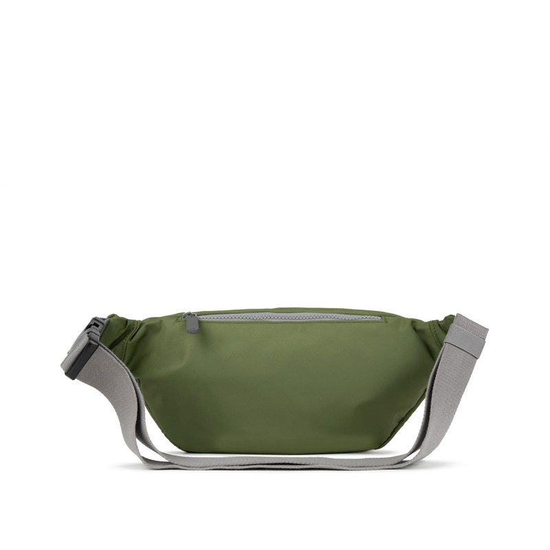 ROKA London Jubilee Sling Bag Recyled Nylon (Avocado)
