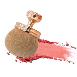 Tanning Brush for Body, Fake Tan Brush, Large Body Scrub for Tan for Seamless Application, Rose Gold Powder Brush for Arms and Back, Face Leg Makeup Selftan Scrub for Smooth Blending