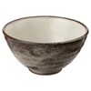 Mino Ware K60301 Rice Bowl, Ash Glaze