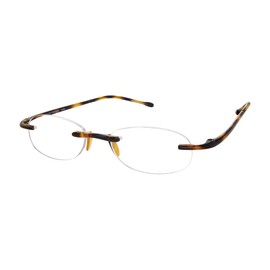 Scojo New York Gels Original Blue Light Reading Glasses, Handmade Scratch Resistant Readers for Women and Men, Tortoise - 1.75x