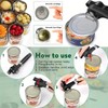 JOYNM Safe Cut Manual Can Opener, Smooth Edge Can Opener