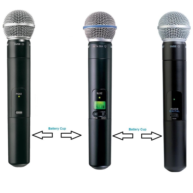 Replacement PGXD2 Microphone Cover Cup for Shure PGXD2/SM58 Handheld Wireless