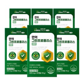 Inner wrap [Celltrion Inner Lab] Immune Green Propolis Zinc 30 capsules, 6 / [셀트리온 이너랩] 면역 그린프로폴리스 아연 30캡슐, 6개