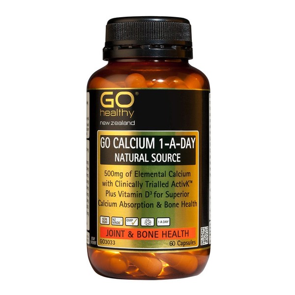 GO Calcium 1-A-Day - 120 Capsules