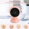 Mini Fan Heater 1300W Silent Constant Temp Fast Heating Portable