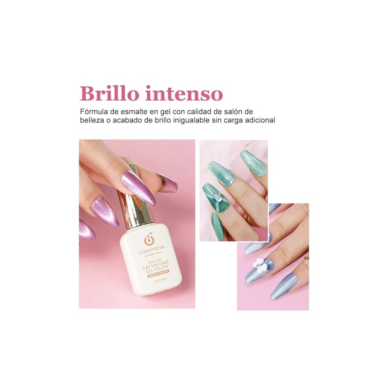 CHERIMOYA Kit de 6 Esmalte de Uñas de Gel Ojos