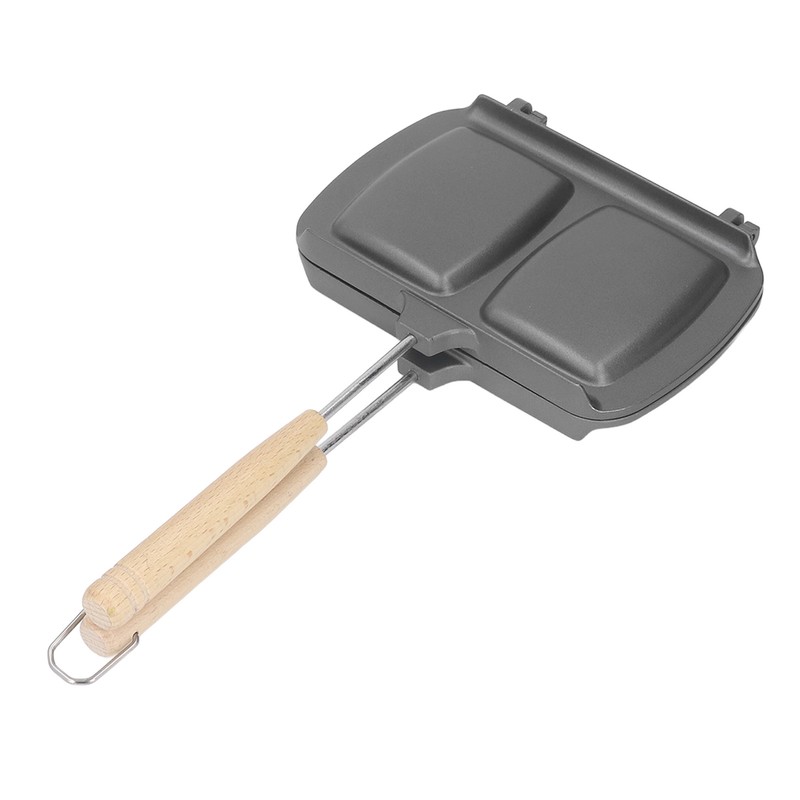 Double Sided Frying Pan Fast Heat Conduction Evenly Heated Detachable