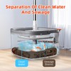 KZKR Spin Mop and Bucket Set with 10 Replaceable Microfiber