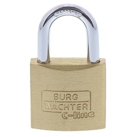 Burg Wächter 222 30 Brass Padlock 30mm-222 SB, Gold, Silver
