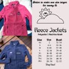 INK STITCH Women L217 Custom Stitching Embroidery Fleece Jackets -