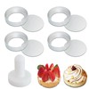 Eonenomi Mini Tart Pans with Removable Bottom Set of 4,
