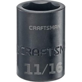 CRAFTSMAN CMMT15853 - Llave de vaso (1/2", SAE, 11/16")