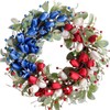 22" Tulip Flower Patriotic Wreaths Red White Blue Decor Memorial