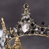 Jovono Wedding Vintage Crown Tiara Princess Headband Baroque for Women