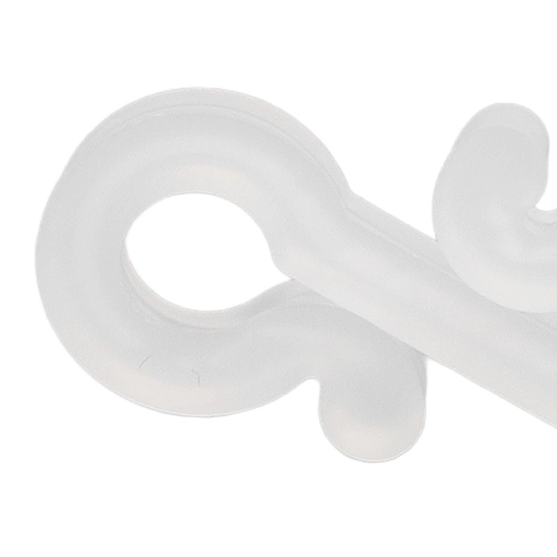 150Pcs S Shaped Hooks Sturdy Durable Plastic Dual Ends Multipurpose