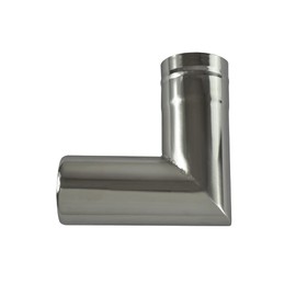 TENMAK DESIGN 90° Vent Pipe for Wood Stoves [S] Φ2.1 inches (53 mm)