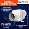 SEAFLO 3" In-Line Marine Bilge Air Blower - 12V, 130