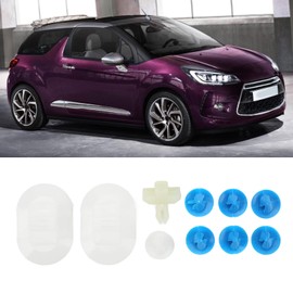 10PCS Car Retainer Fastener Clips, Strong Clamping Force Car Side Skirt Fixing Clip Set, Replacement for Citroen DS3 2009‑2015