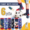 Anlisim Boys Kids Socks Fun Crazy Novelty Funny Silly Space