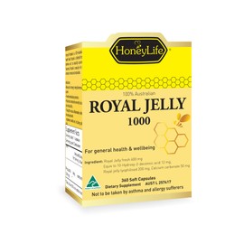 Honeylife 1000mg Royal Jelly 360 Capsules