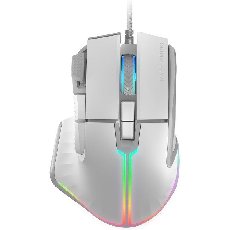Marsgaming MMW3P, ratón inalámbrico para Juegos, RGB Flow, Ultraligero 79