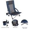 Stonehomy Folding High Back Beach Chair for Adults 2 Pack,