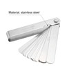 PATIKIL Feeler Gauge Dual Marked Measuring Tool 32 Blades Stainless