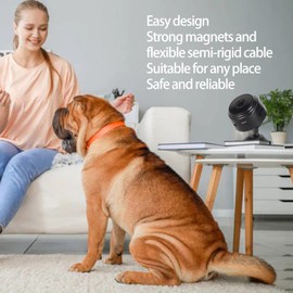 Mini WiFi Smart Security Camera, Home Security Camera Indoor, 1080P HD Video, Motion Detection, Night Vision, Support Multiple Users, Phone App, As Nanny, Pet, Door Camera (Black)