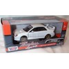 Motormax white s'ubaru impreza WRX car 1:24 scale diecast model