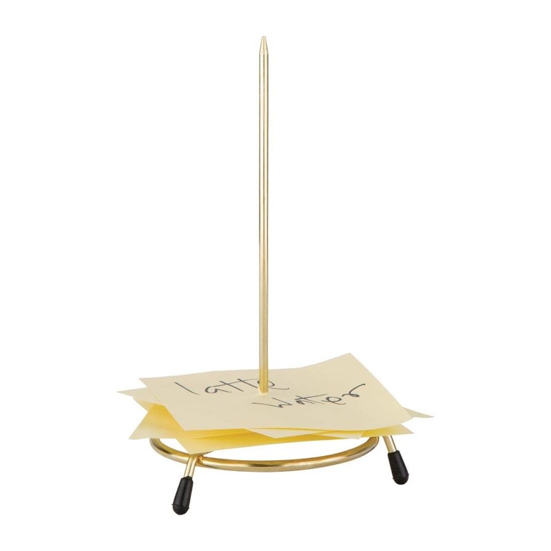 Olympia Receipt Spike, Gold, Stainless Steel, Size: 150(H) x 150(Dia),