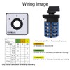 Baomain 40A Rotary Cam Changeover Switch AC 660V 3 Positions